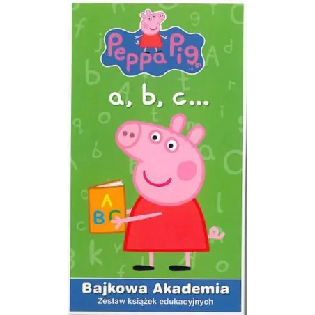 Świnka Peppa. Bajkowa Akademia. A,B,C... Zestaw Książek Edukacyjnych Świnka Peppa. Bajkowa Akademia. A,B,C... Zestaw Książek Edukacyjnych