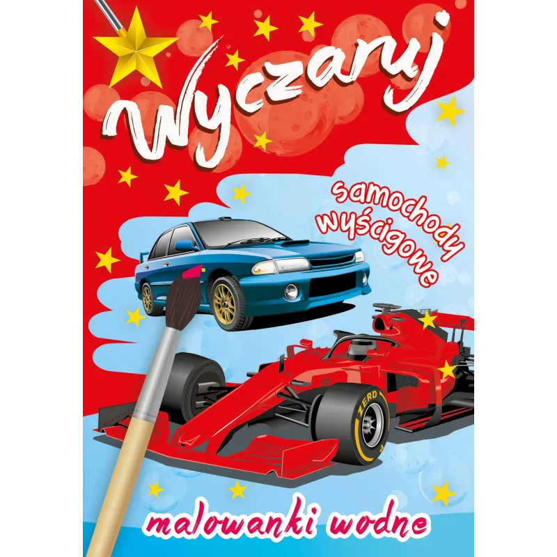 WYCZARUJ SAMOCHODY WYŚCIGOWE MALOWANKI WODNE 3+ - Skrzat WYCZARUJ SAMOCHODY WYŚCIGOWE MALOWANKI WODNE 3+ - Skrzat