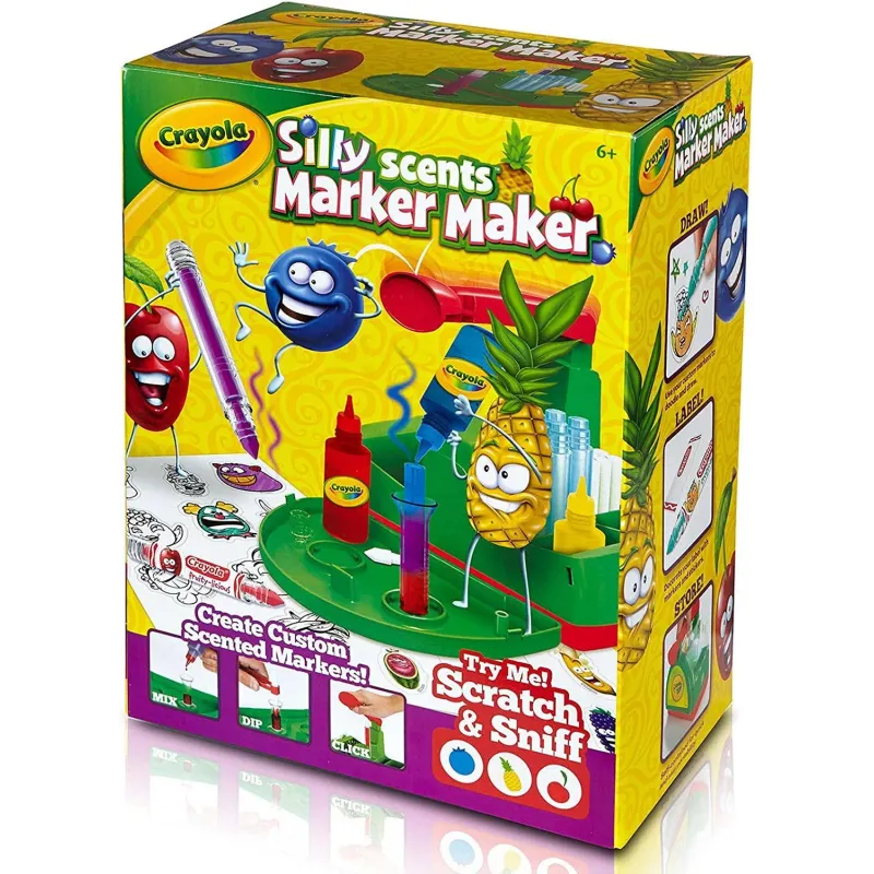 FABRYKA ZAPACHOWYCH MARKERÓW SILLY SCENTS CRAYOLA 6+ - Crayola FABRYKA ZAPACHOWYCH MARKERÓW SILLY SCENTS CRAYOLA 6+ - Crayola