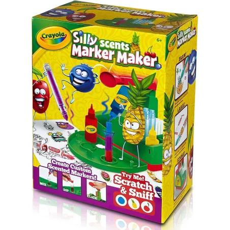 Fabryka Zapachowych Markerów Silly Scents Crayola 6+ Fabryka Zapachowych Markerów Silly Scents Crayola 6+
