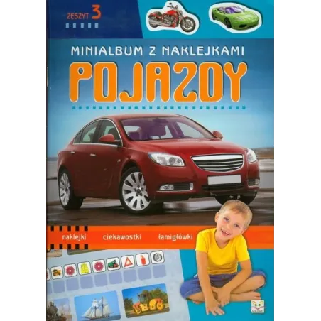 Minialbum Z Naklejkami Pojazdy 3