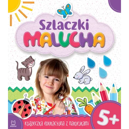 Szlaczki Malucha  Książeczka Edukacyjna Z Naklejkami  5+