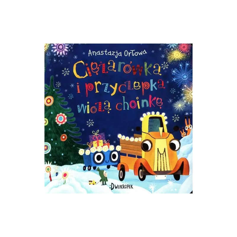 CIĘŻARÓWKA I PRZYCZEPKA WIOZĄ CHOINKĘ