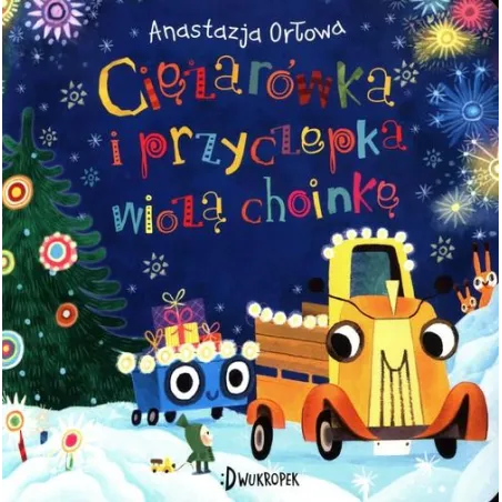 CIĘŻARÓWKA I PRZYCZEPKA WIOZĄ CHOINKĘ
