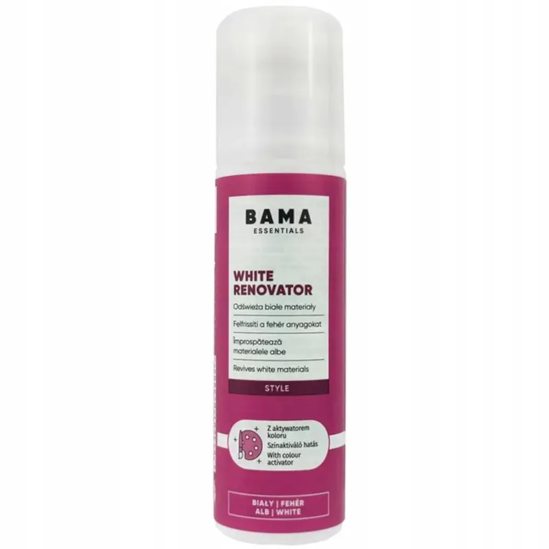 BAMA WHITE RENOVATOR 75ML RENOWATOR DO BIAŁYCH BUTÓW