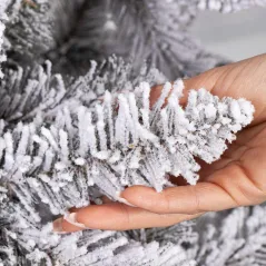 CHOINKA SZTUCZNA ŚWIERK KAUKASKI OŚNIEŻONY 220 CM PREMIUM SPRINGOS