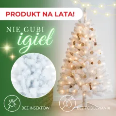 CHOINKA SZTUCZNA JODŁA BIAŁA 150 CM GĘSTA PREMIUM