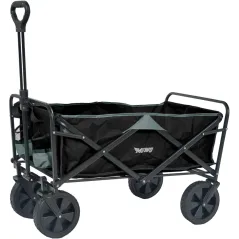 MUWO SKŁADANY WÓZEK TRANSPORTOWY 100L 110KG CZARNY