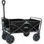 Muwo Składany Wózek Transportowy 100L 110Kg Czarny