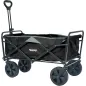 Muwo Składany Wózek Transportowy 100L 110Kg Czarny