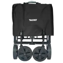 MUWO SKŁADANY WÓZEK TRANSPORTOWY 100L 110KG CZARNY