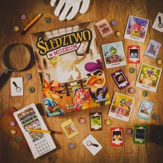 ŚLEDZTWO W MUZEUM GRA PLANSZOWA FOXGAMES 8+