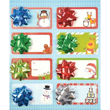 Bilecik Na Prezenty Z Kokardą Elegancka Ozdoba Do Pakowania Upominków Arpex