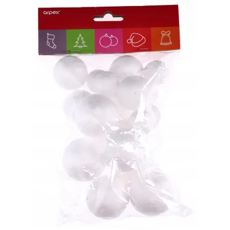 Kule Styropianowe Różnych Rozmiarów 20 Elementów Arpex