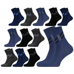 SKARPETY MĘSKIE BAWEŁNIANE WOSOKIE ROZMIAR 43-46 5 PAR