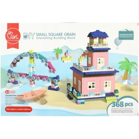 KLOCKI KONSTRUKCYJNE 368 ELEMENTÓW MEGA CREATIVE 3+