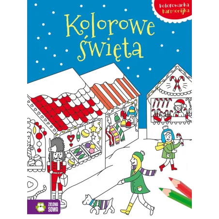 Kolorowe Święta Kolorowanka Harmonijka 4+
