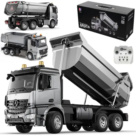 Zdalnie Sterowana Ciężarówka Wywrotka Mercedes Benz Acrocs 1:20 Double Eagle, 6+ Zdalnie Sterowana Ciężarówka Wywrotka Mercedes Benz Acrocs 1:20 Double Eagle, 6+