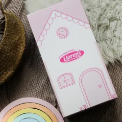 LALKA BOBAS JULIA 42 CM Z MIĘKKIM BRZUSZKIEM LLORENS RĘCZNIE WYKONANA W HISZPANII