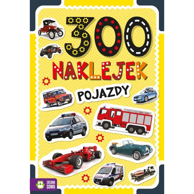 300 NAKLEJEK POJAZDY - Zielona Sowa 300 NAKLEJEK POJAZDY - Zielona Sowa