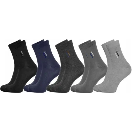 Skarpety Męskie Bawełniane Wysokie Rozmiar 43–46 5 Par