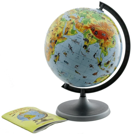Globus Zoologiczny Z Opisem 220 Mm