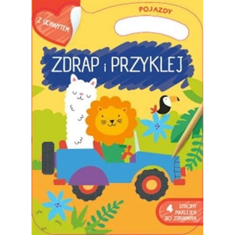 POJAZDY. ZDRAP I PRZYKLEJ - Yoyo Books