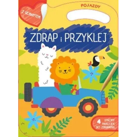 POJAZDY. ZDRAP I PRZYKLEJ - Yoyo Books