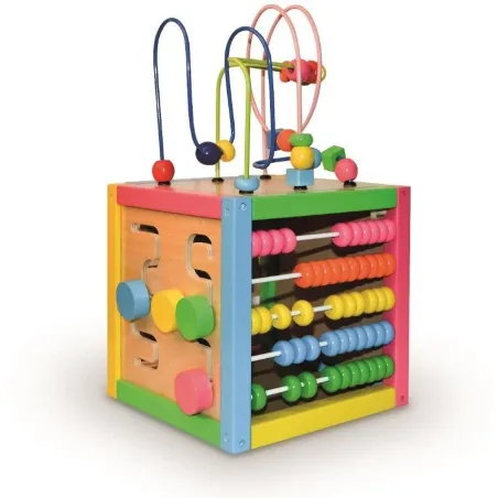 ZACZAROWANE PUDEŁKO DREWNIANE ZABAWKA EDUKACYJNA SMILY PLAY 12M+