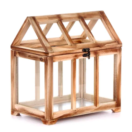 SZKLARNIA DREWNIANA 28X18X30CM - Panon