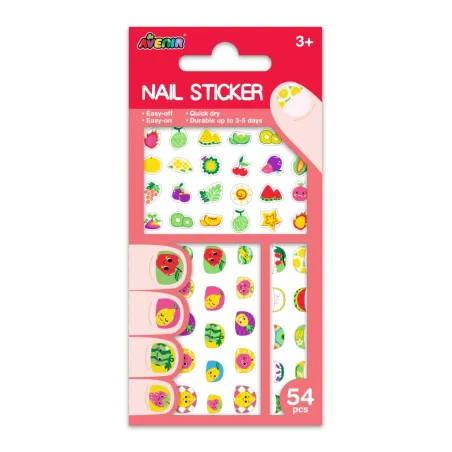Naklejki Na Paznokcie Dla Dzieci Owoce 54 Elementy 3+ Naklejki Na Paznokcie Dla Dzieci Owoce 54 Elementy 3+