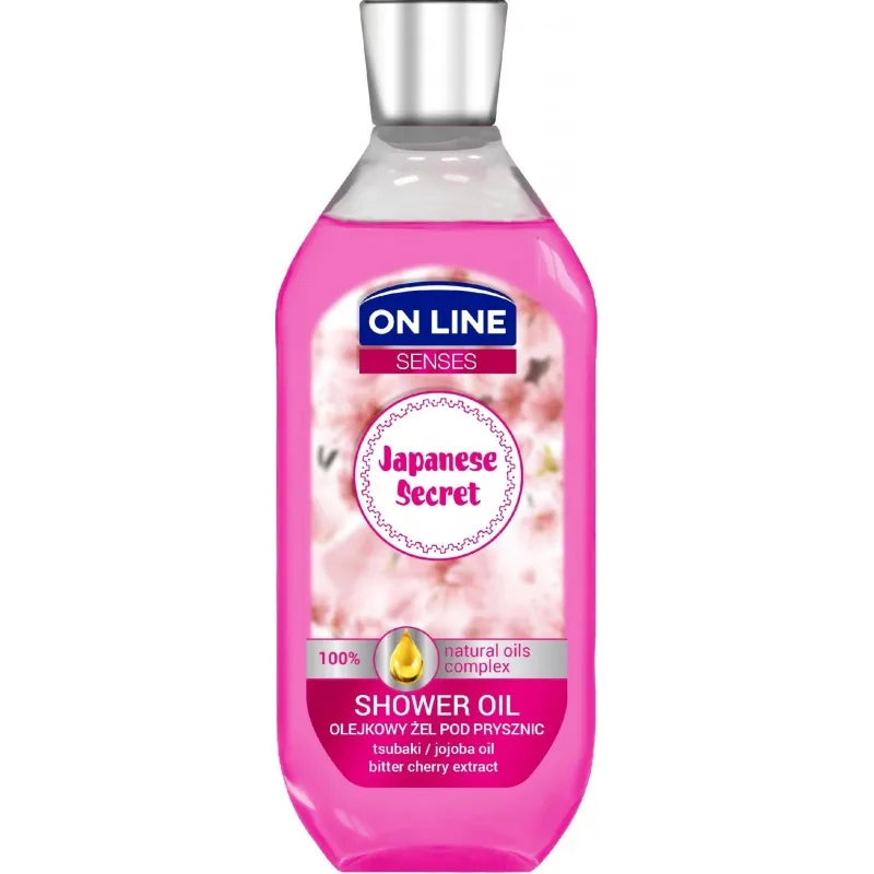 ŻEL POD PRYSZNIC OLEJKOWY ON LINE SENSES JAPANESE SECRET 500 ML ŻEL POD PRYSZNIC OLEJKOWY ON LINE SENSES JAPANESE SECRET 500 ML