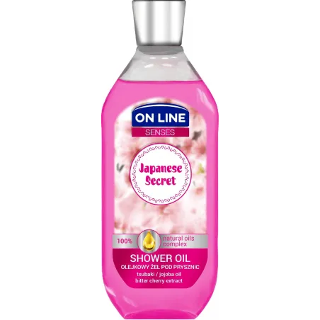 Żel Pod Prysznic Olejkowy On Line Senses Japanese Secret 500 Ml Żel Pod Prysznic Olejkowy On Line Senses Japanese Secret 500 Ml