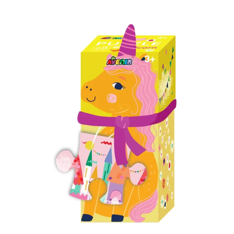 JEDNOROŻEC PUZZLE JUNIOR 28 ELEMENTÓW 3+