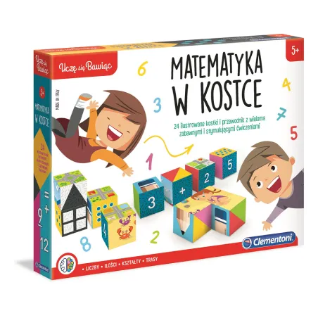 MATEMATYKA W KOSTCE UCZĘ SIĘ BAWIĄC GRA EDUKACYJNA 5+