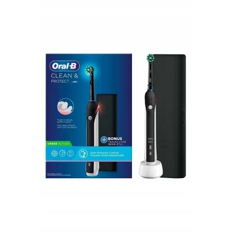 SZCZOTECZKA ELEKTRYCZNA ORAL-B PRO 2500 CLEAN & PROTECT BLACK EDITION + ETUI II GATUNEK
