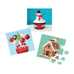 Kalendarz Adwentowy Sweet Christmas Puzzle 1200 Elementów– 24 Po 50 Elementów