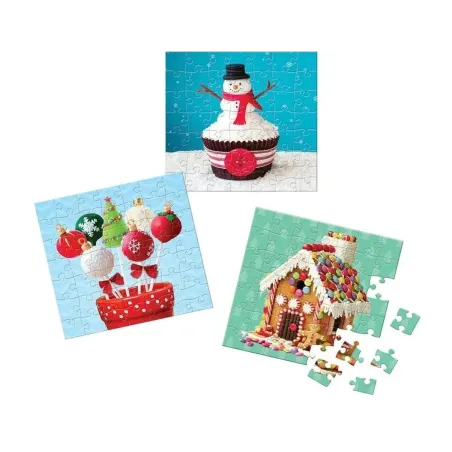 Kalendarz Adwentowy Sweet Christmas Puzzle 1200 Elementów– 24 Po 50 Elementów