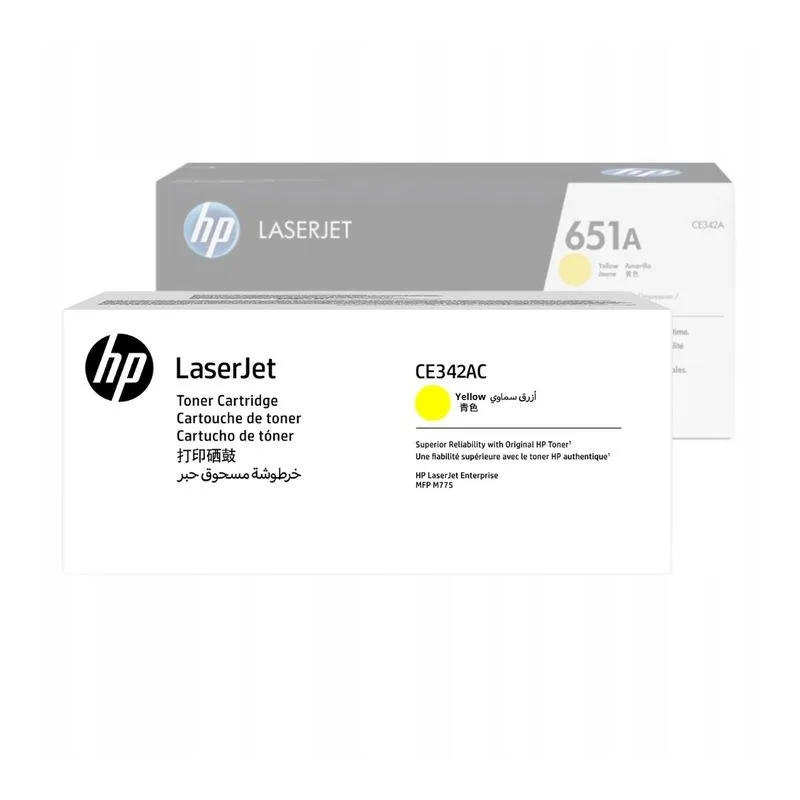 ORYGINALNY TONER HP CE342AC 651AC YELLOW DO COLOR LASERJET ENTERPRISE 700 M775