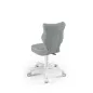 Krzesło Obrotowe Do Biurka Dla Dziecka Entelo Petit Szare 133–159 Cm