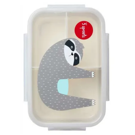 Lunchbox Dla Dzieci 3 Sprouts Bento Leniwiec Grey