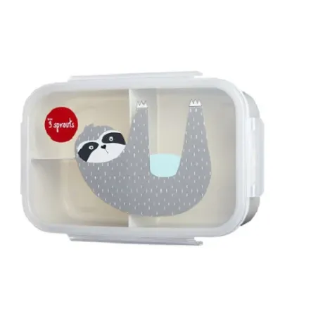 Lunchbox Dla Dzieci 3 Sprouts Bento Leniwiec Grey