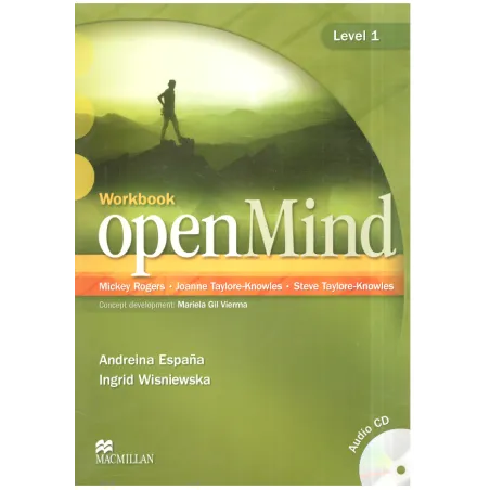 OPENMIND 1 ĆWICZENIA + CD Mickey Rogers, Joanne Taylore-Knowles, Steve Taylore-Knowles - Macmillan