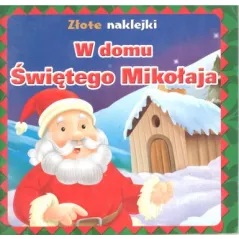 W DOMU ŚWIĘTEGO MIKOŁAJA ZŁOTE NAKLEJKI 