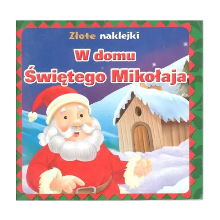 W DOMU ŚWIĘTEGO MIKOŁAJA ZŁOTE NAKLEJKI 