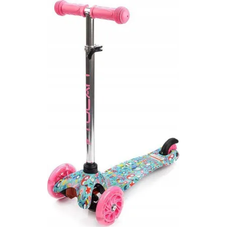 Hulajnoga Trójkołowa Led Dla Dzieci Meteor Tucan Birds Hulajnoga Trójkołowa Led Dla Dzieci Meteor Tucan Birds