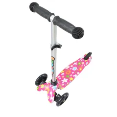 HULAJNOGA TRÓJKOŁOWA LED DLA DZIECI METEOR TUCAN BIRDS