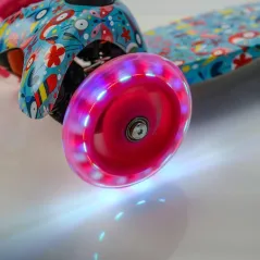 HULAJNOGA TRÓJKOŁOWA LED DLA DZIECI METEOR TUCAN BIRDS