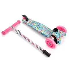 HULAJNOGA TRÓJKOŁOWA LED DLA DZIECI METEOR TUCAN BIRDS