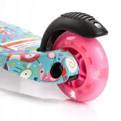 HULAJNOGA TRÓJKOŁOWA LED DLA DZIECI METEOR TUCAN BIRDS